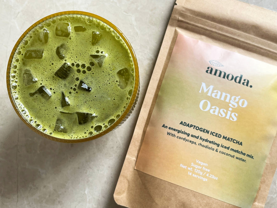 Mango Matcha Soda