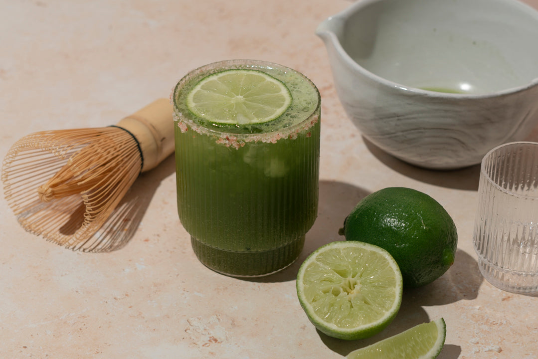 Sparkling Matcha Margarita