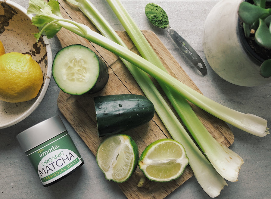 Celery Juice + Matcha - the ultimate health drink?