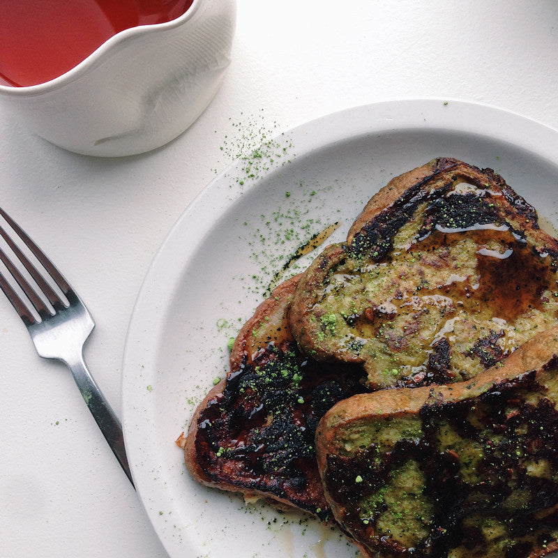 Matcha French Toast [vegan & gluten free]