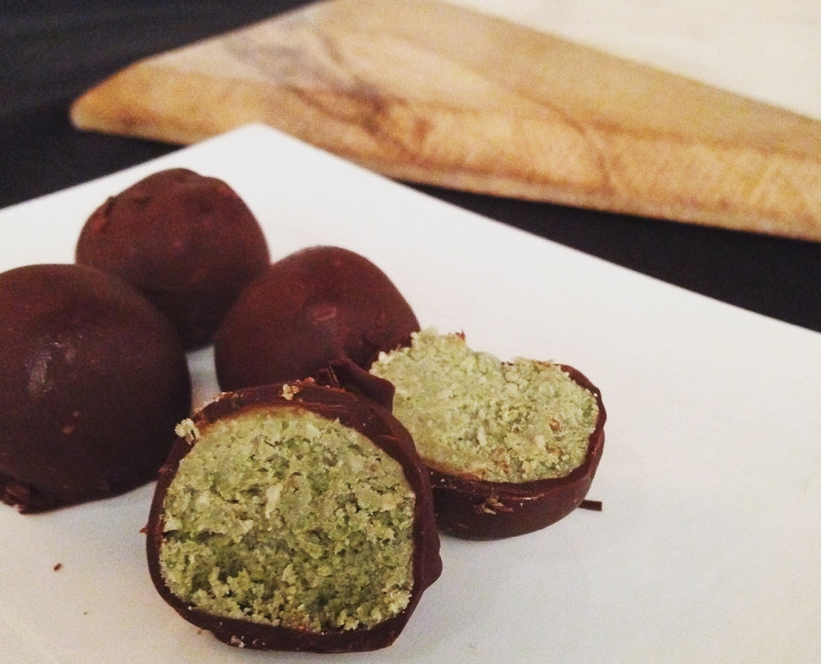 Coconut Matcha Truffles