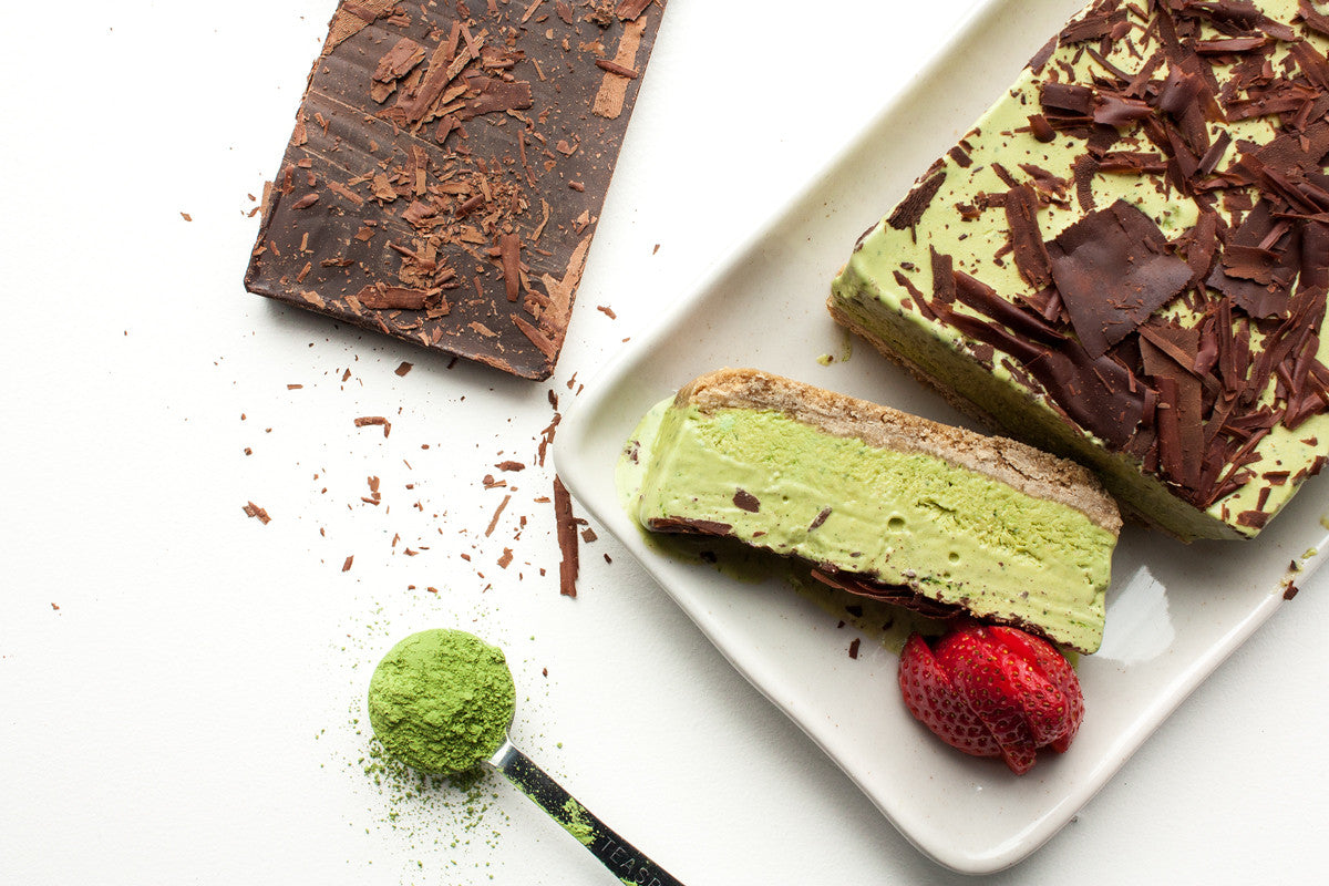 Matcha Semifreddo Recipe [vegan option too]