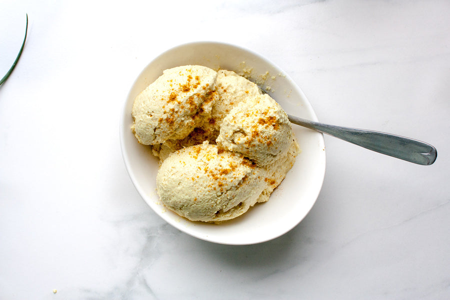 Golden Turmeric Ice Cream