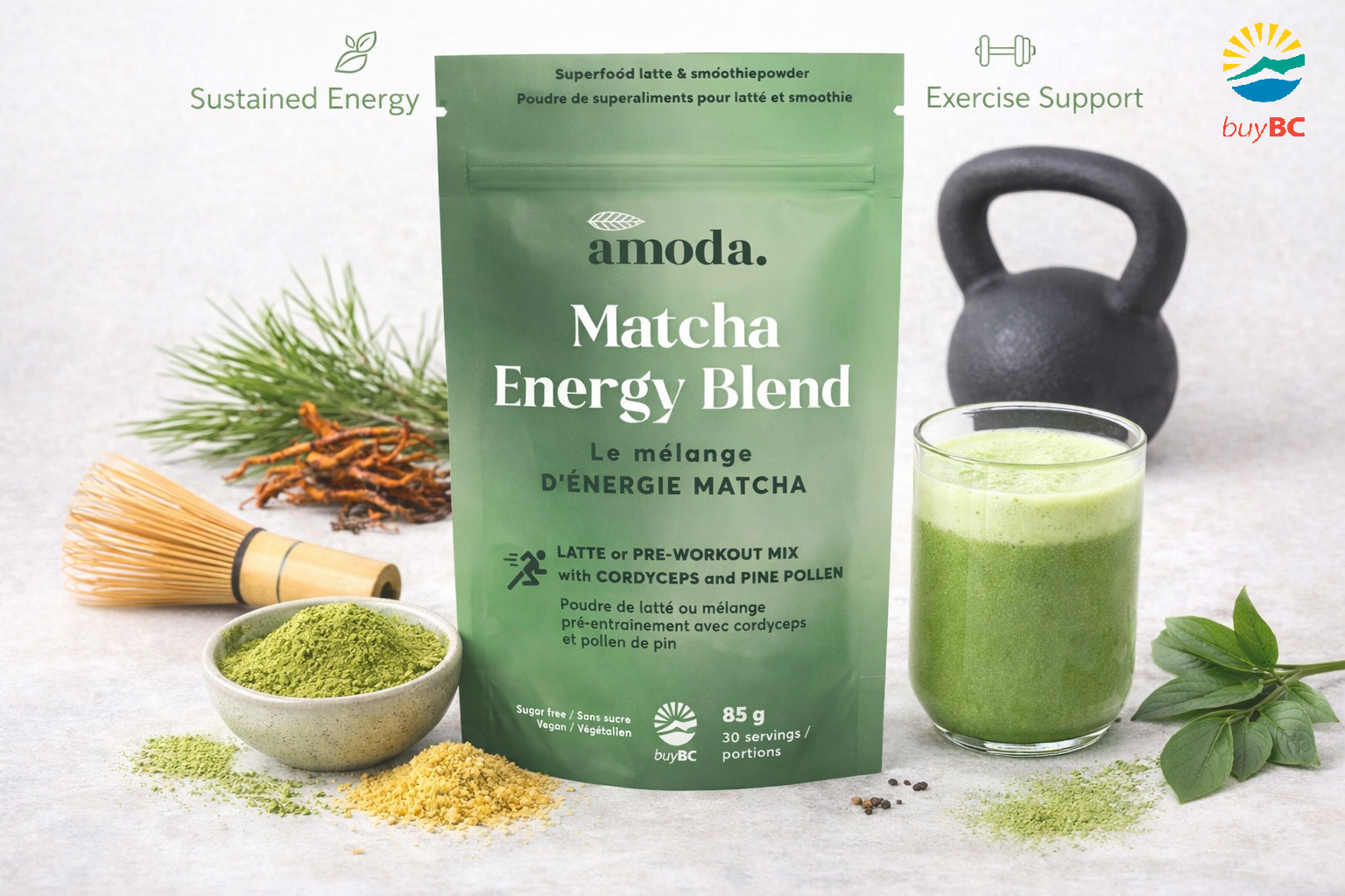 Matcha Energy Blend | Pre-Workout or Latte