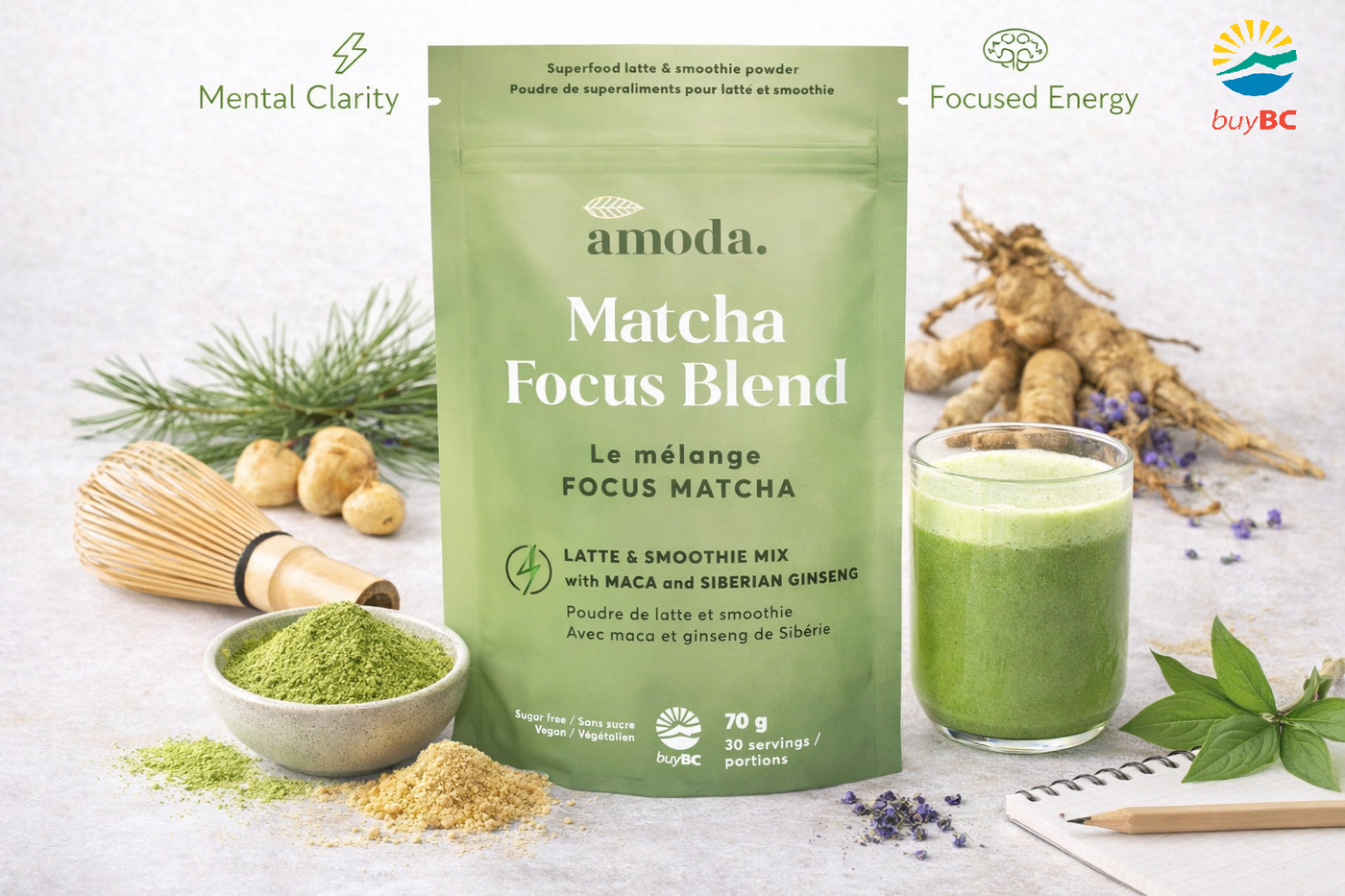 Matcha Focus Blend | rejuvenating latte blend