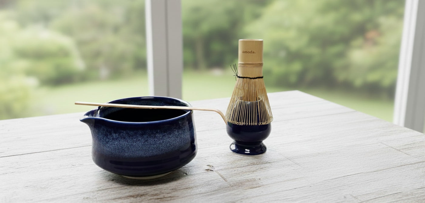 Deep Navy Matcha Set