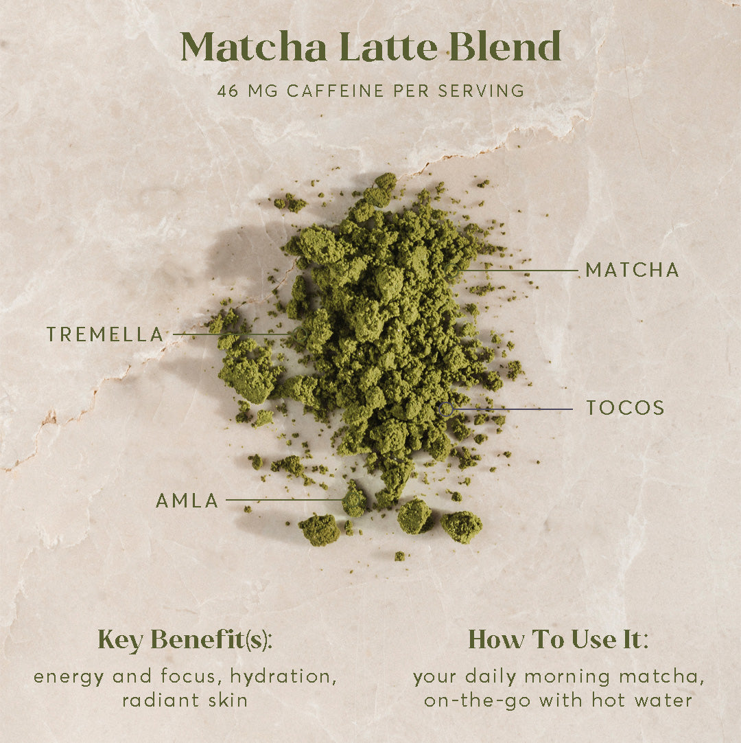 Matcha Glow Latte Blend | Single Serve Sachets
